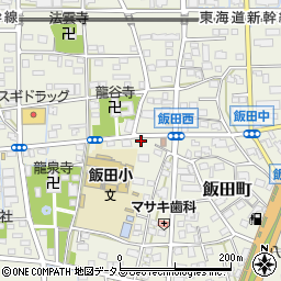 静岡県浜松市中央区飯田町612周辺の地図