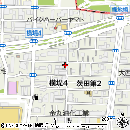アトム電器　横堤店周辺の地図