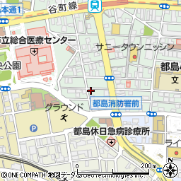 都島本通二郵便局 ＡＴＭ周辺の地図