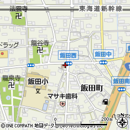 静岡県浜松市中央区飯田町615周辺の地図