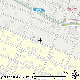 静岡県浜松市中央区雄踏町山崎3861周辺の地図