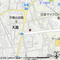 静岡県磐田市天龍413周辺の地図
