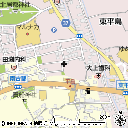 岡山県岡山市東区東平島1628-23周辺の地図