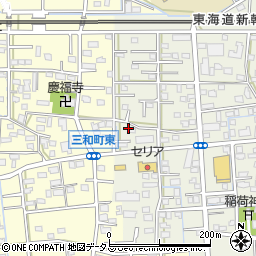 静岡県浜松市中央区飯田町804周辺の地図