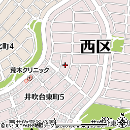 兵庫県神戸市西区井吹台東町5丁目63周辺の地図