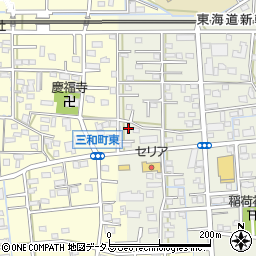 静岡県浜松市中央区飯田町805周辺の地図