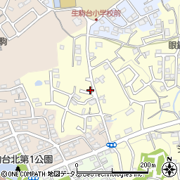 奈良県生駒市小明町649-3周辺の地図