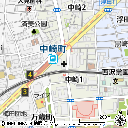 夢乃井大阪案内所周辺の地図
