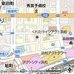 静岡県浜松市中央区板屋町周辺の地図