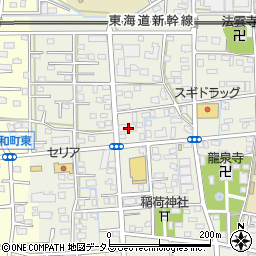 静岡県浜松市中央区飯田町705周辺の地図