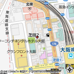 ポーラザビューティ　梅田店周辺の地図