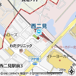 山陽西二見駅周辺の地図