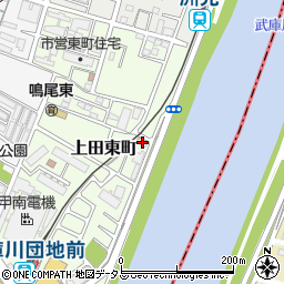 武庫川動物病院周辺の地図