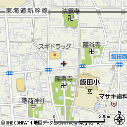 静岡県浜松市中央区飯田町688周辺の地図