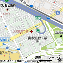 大鳥機工株式会社　大阪支店機械部周辺の地図