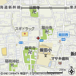静岡県浜松市中央区飯田町684周辺の地図