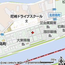 尼崎アパート南棟周辺の地図