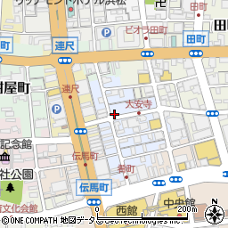 山口屋寿司店周辺の地図