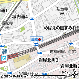 神戸市営灘北第二住宅周辺の地図