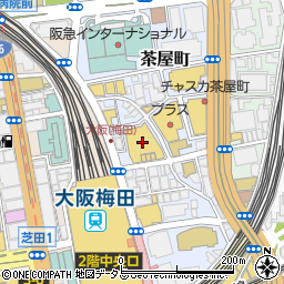 トレセンテ梅田店周辺の地図