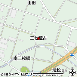 愛知県豊橋市大崎町三七荒古周辺の地図
