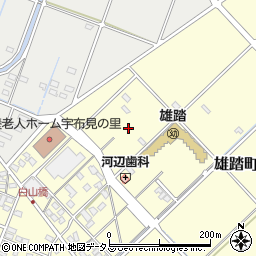 静岡県浜松市中央区雄踏町宇布見7389周辺の地図