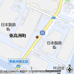 兵庫県尼崎市東高洲町周辺の地図