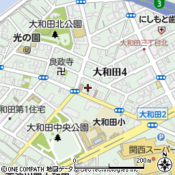 大和田４丁目アパート周辺の地図