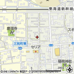 静岡県浜松市中央区飯田町789周辺の地図