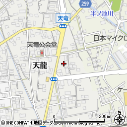 静岡県磐田市天龍355周辺の地図