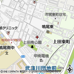 兵庫県西宮市上田中町14-31周辺の地図