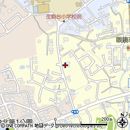 奈良県生駒市小明町614-10周辺の地図