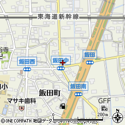 静岡県浜松市中央区飯田町474周辺の地図