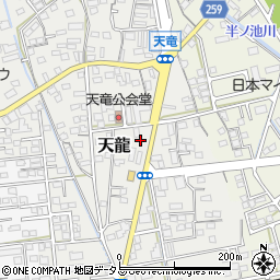 静岡県磐田市天龍1100周辺の地図