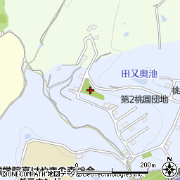 津高桃園公園周辺の地図