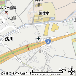 岡山県岡山市東区浅川309周辺の地図