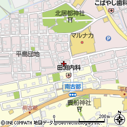 岡山県岡山市東区東平島1595-24周辺の地図