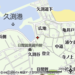 愛知県知多郡南知多町日間賀島天神前36周辺の地図