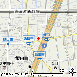 静岡県浜松市中央区飯田町478周辺の地図