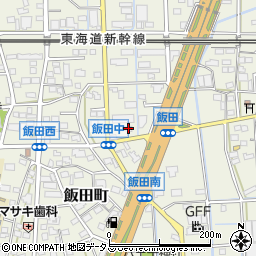 静岡県浜松市中央区飯田町476周辺の地図