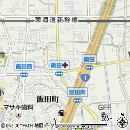 静岡県浜松市中央区飯田町475周辺の地図