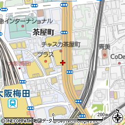 【バイク専用】CHASKA（チャスカ）茶屋町【利用時間：8:00-23:00】周辺の地図