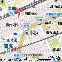 ウオクニ株式会社　本社周辺の地図