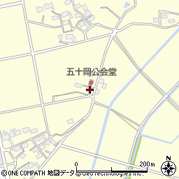 静岡県袋井市岡崎6200-8周辺の地図