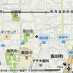 静岡県浜松市中央区飯田町623周辺の地図