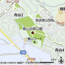 青山近隣公園周辺の地図