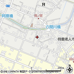 静岡県浜松市中央区雄踏町山崎3832周辺の地図