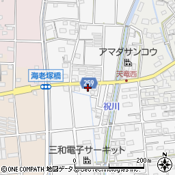 静岡県磐田市海老塚766周辺の地図