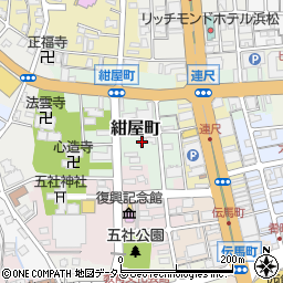 静岡県浜松市中央区紺屋町306周辺の地図