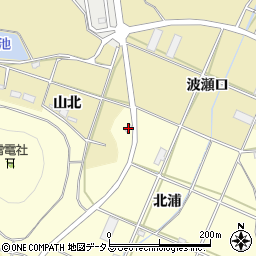 愛知県田原市浦町北浦6周辺の地図